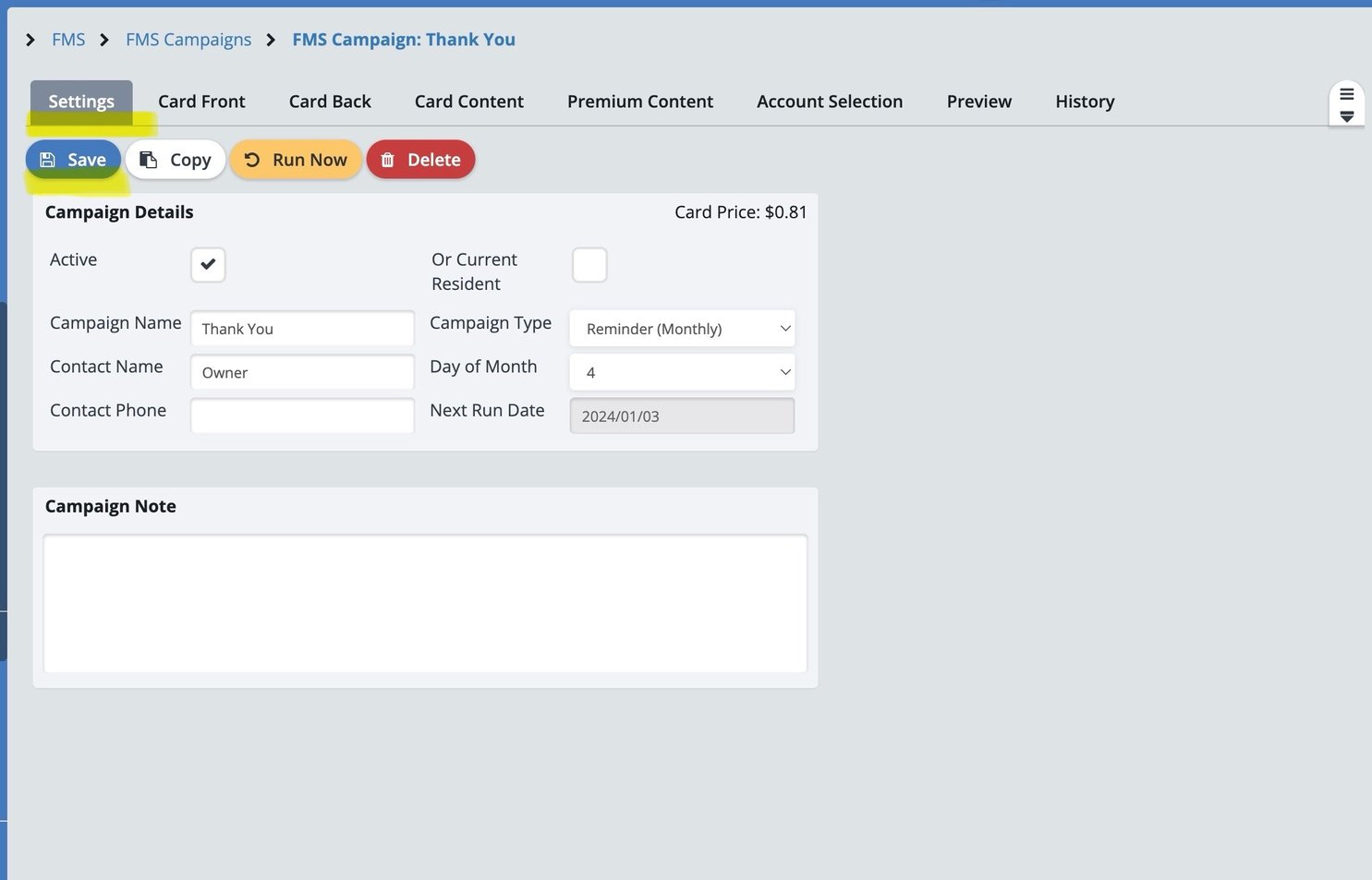 Customize & Run FillMySchedule (FMS) 2.0