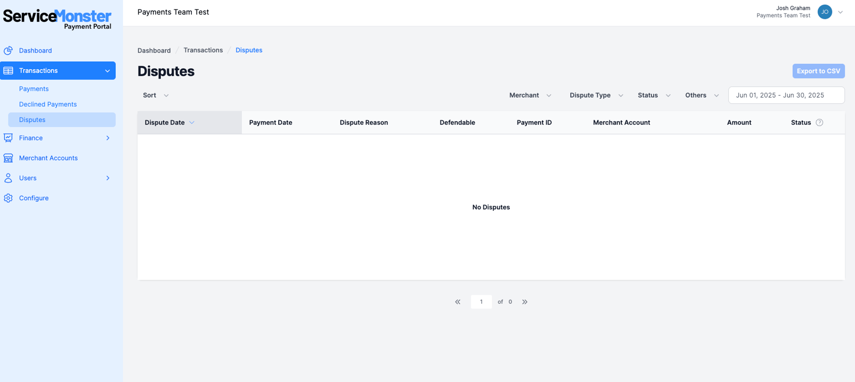 Chargeback Customer Guide for ServiceMonster Payments